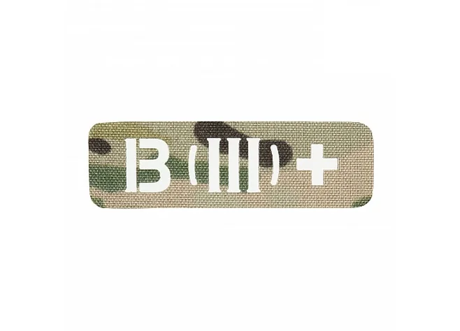 Нашивка M-Tac B( III Rh+ ) наскрізна Laser Cut Multicam Фото 1