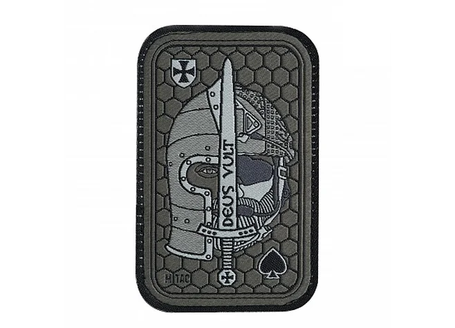 Нашивка M-Tac Deus Vult Ace (жаккард) Olive  Фото 1