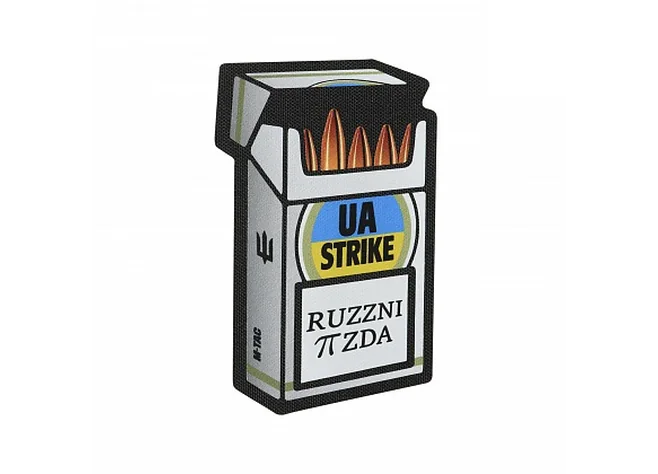 Нашивка M-Tac UA Strike Black  Фото 1