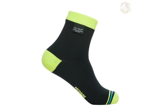 Шкарпетки водонепроникні DexShell Ultralite Biking Hi-vis Yellow Фото 1