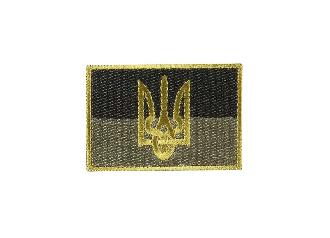 Прапор України M-Tac з гербом олива 4х6 см Фото 1