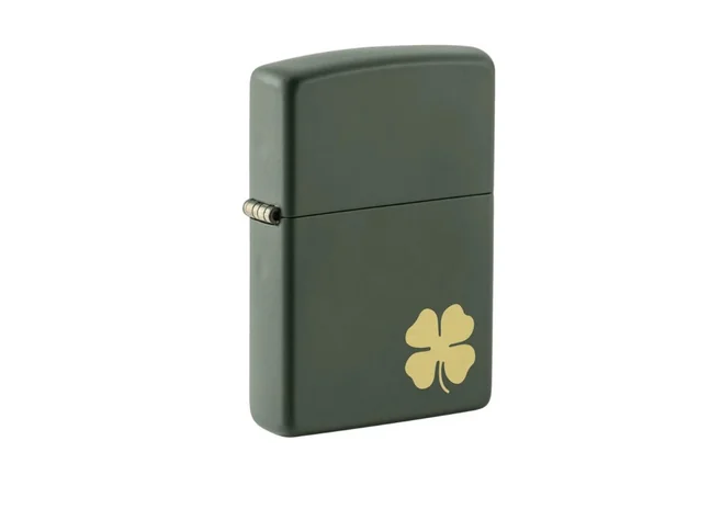 Запальничка Zippo 221 Four Leaf Clover Design Фото 1