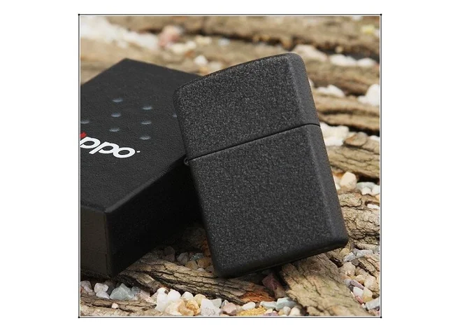 Запальничка Zippo 236 Black Crackle Фото 2