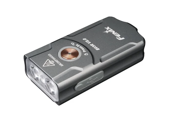 Ліхтар наключний Fenix E03R V2.0, сірий Фото 1
