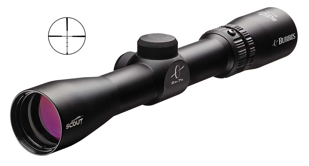 Прицел оптический Burris Scout 2-7x32mm, Ballistic Plex, Matte Фото 2