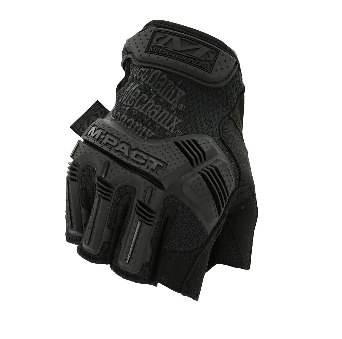 Рукавички Mechanix M-Pact Fingerless Black Фото 1