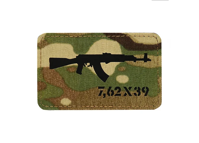 Нашивка M-Tac AKM 7.62х39 Laser Cut Multicam/Black Фото 1
