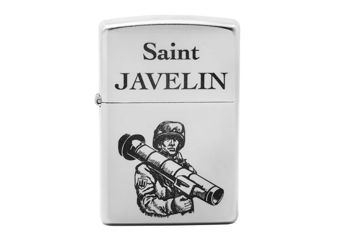 Запальничка Zippo 205 J Saint Javelin Фото 1