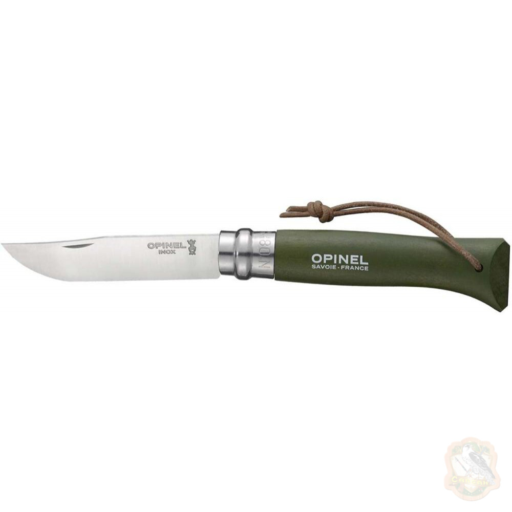 Ніж Opinel Trekking №8 Inox, зелений Фото 1