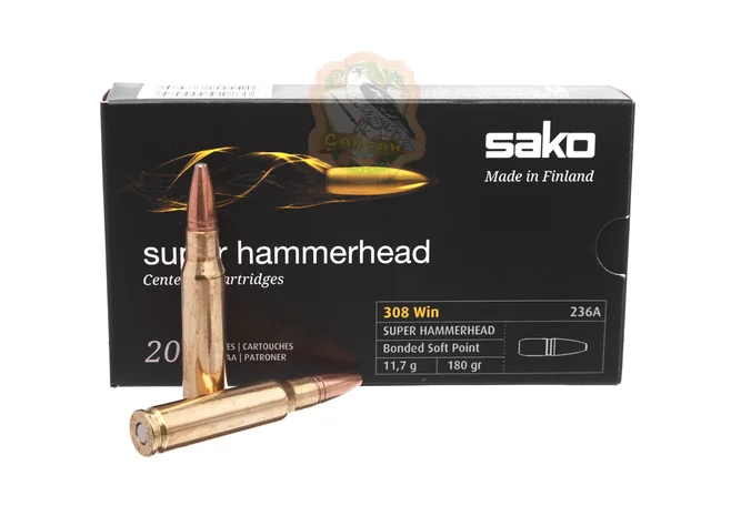 Набій Sako Super Hammerhead SP кал.308Win 11,7гр Фото 1