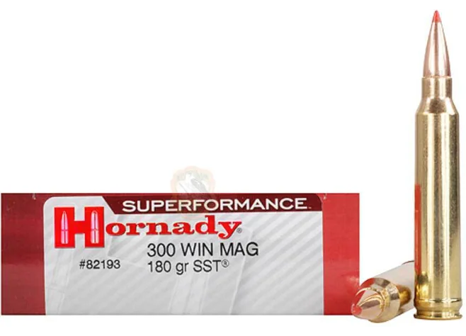 Патрон Hornady Superformance кал .300 Win Mag пуля SST масса 180 гр (11.7 г) Фото 1
