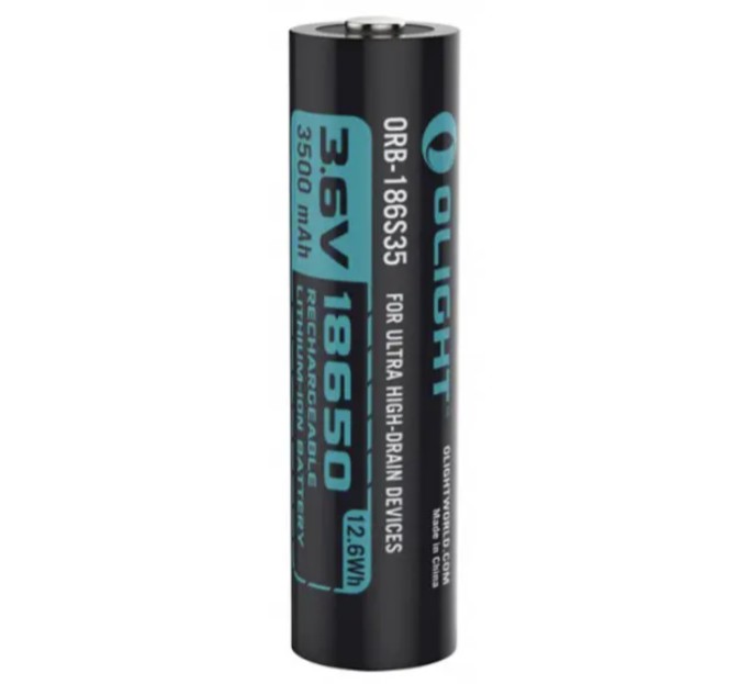 Аккумуляторная батарея Olight 18650 HDС (10A) 3500mAh Фото 1