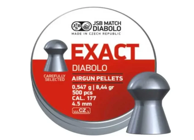 Кулі пневматичні JSB Diabolo Exact 0,547 г 4,51 мм 500 шт/уп Фото 1