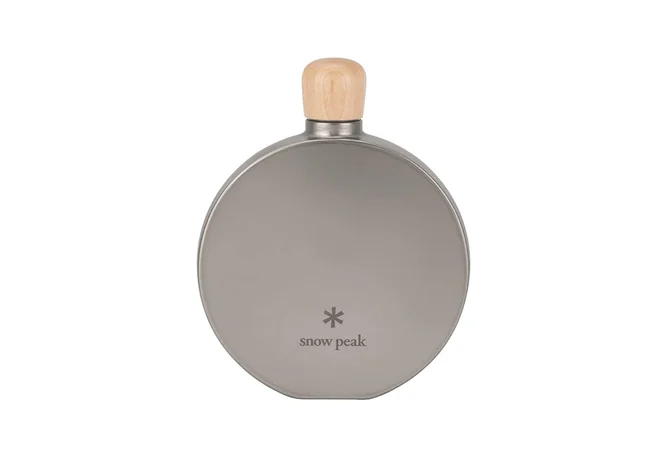 Фляга Snow Peak TW-116 Titanium Curved Flask Фото 1