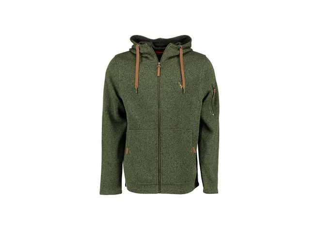 Кофта Orbis Textil Herrenjacke Strick-Fleece зелена Фото 1