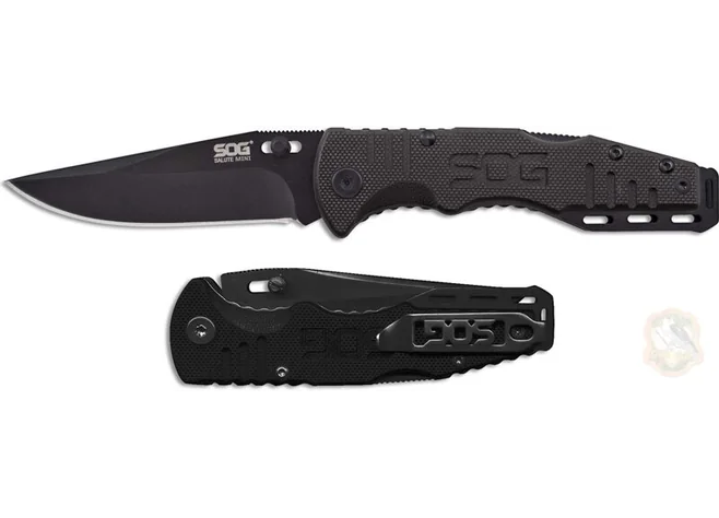 Ніж SOG Salute Black Blade FF11-CP Фото 2