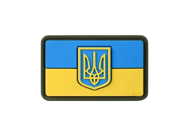 Нашивка M-Tac Прапор України з гербом у центрі PVC Фото 1