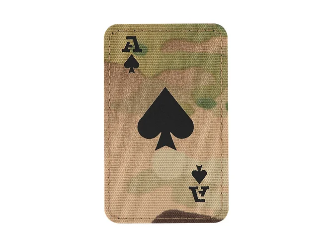 Нашивка M-Tac Ace of Spades Laser Cut Multicam/Black Фото 1