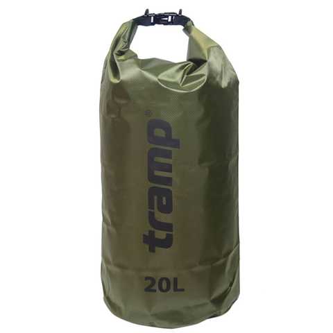 Гермомішок Tramp PVC Diamond Rip-Stop оливковий 20л Фото 1