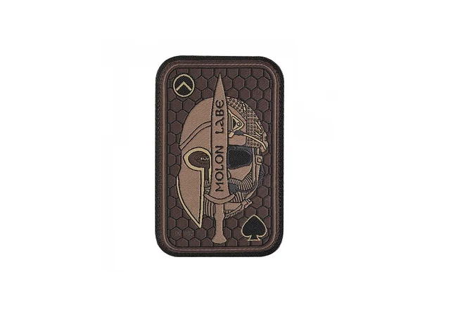 Нашивка M-Tac Molon Labe Ace (жаккард) Coyote Фото 1