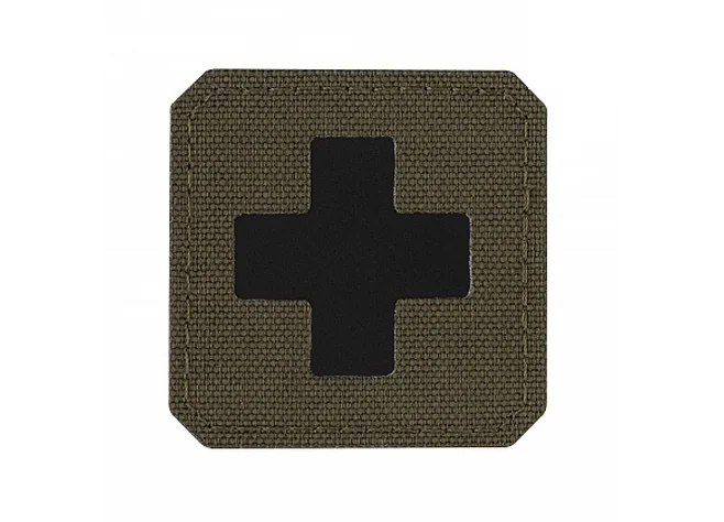 Нашивка M-Tac Medic Cross Laser Cut Ranger Green/Black  Фото 1