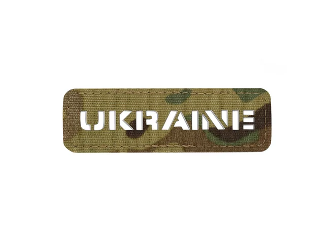Нашивка M-Tac Ukraine наскрізна 25х80 Laser Cut Multicam Фото 1