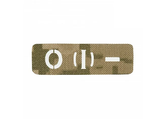 Нашивка M-Tac O( I Rh- ) наскрізна Laser Cut MM14 Фото 1