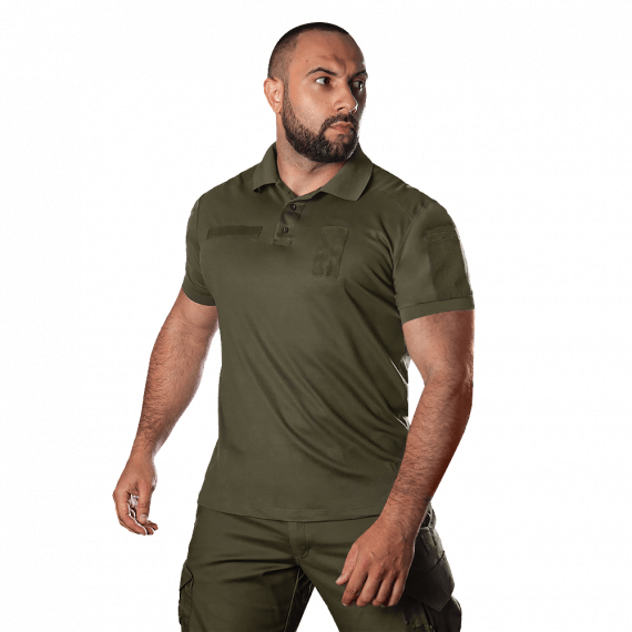 Поло Camotec Army ID 2.0 CoolPass Pique LT Олива Фото 1