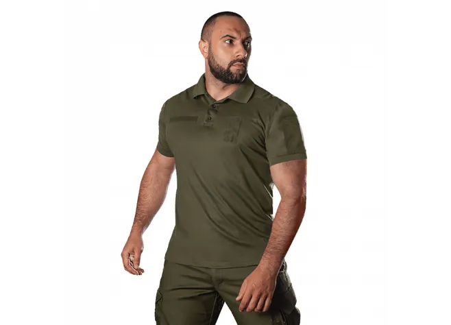 Поло Camotec Army ID 2.0 CoolPass Pique LT Олива Фото 1