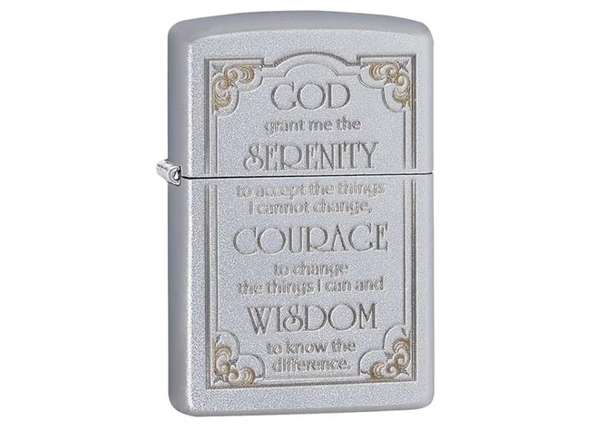 Запальничка Zippo 28458 SERENITY PRAYER Фото 1
