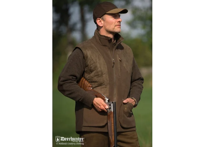 Жилет DeerHunter Gamekeeper Shooting Waistcoat (371 Graphite Green) Фото 2