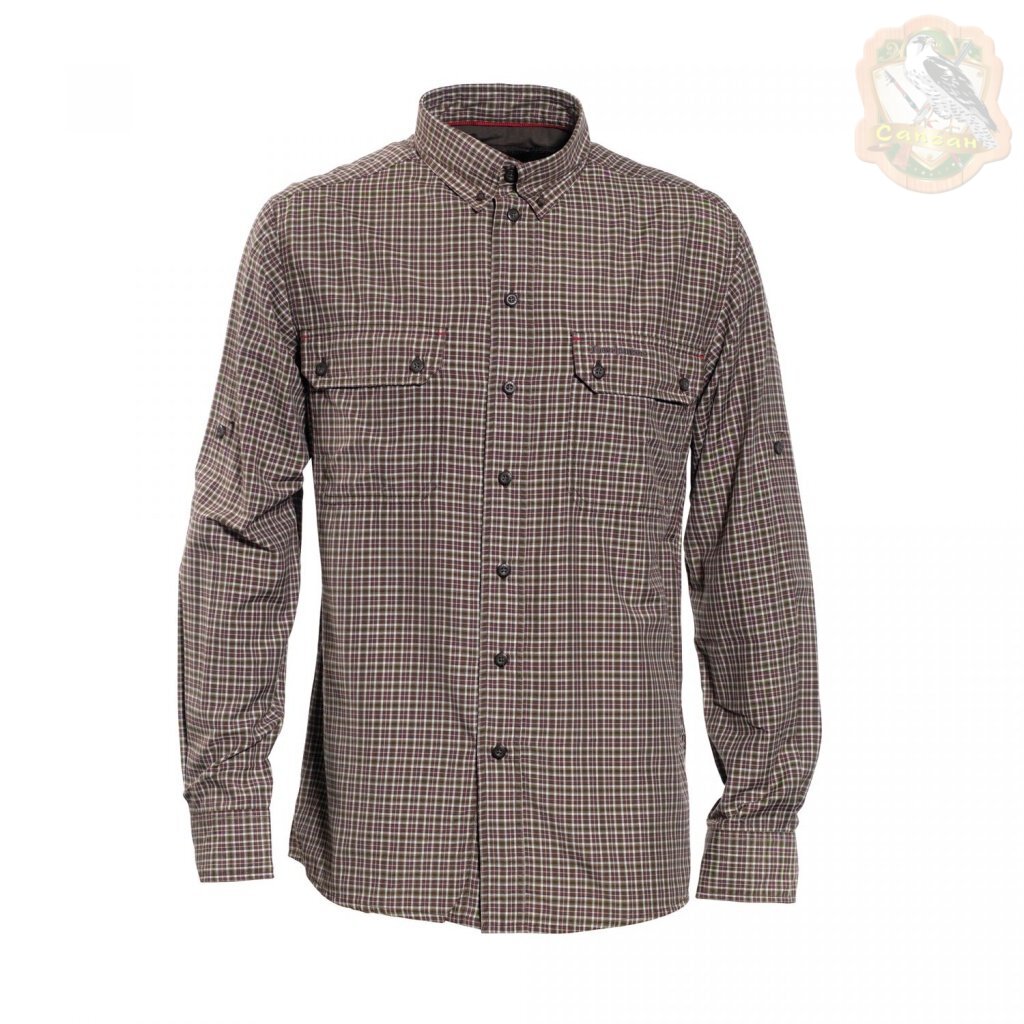 Сорочка DeerHunter Tucker Bamboo Shirt L/S (399 Green Checkered) Фото 1