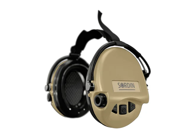Навушники Sordin Supreme Mil AUX Neckband Sand Фото 1