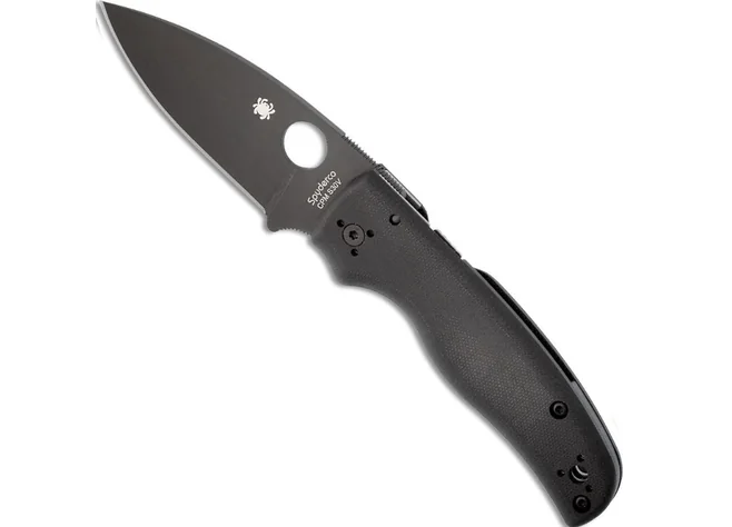 Ніж Spyderco Shaman Black Blade Фото 1