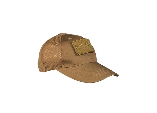 Кепка Mil-Tec Baseball Cap Netz Dark Coyote Фото 1