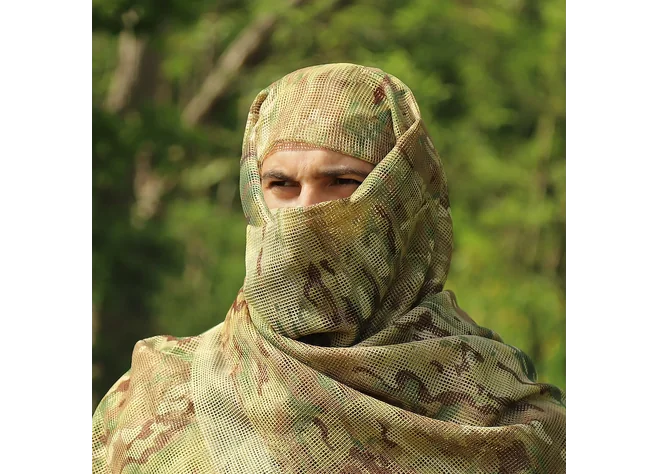 Маскувальний шарф-сітка CamoTec SFVS Multicam Фото 1