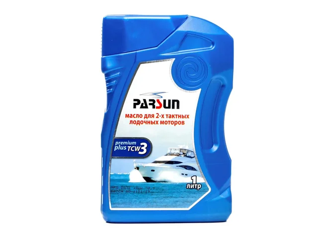Масло для двотактних двигунів Parsun TCW3 Premium Plus, 1л Фото 1
