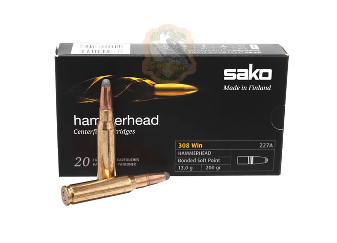 Набій Sako Hammerhead SP кал.308Win 13,0гр Фото 1