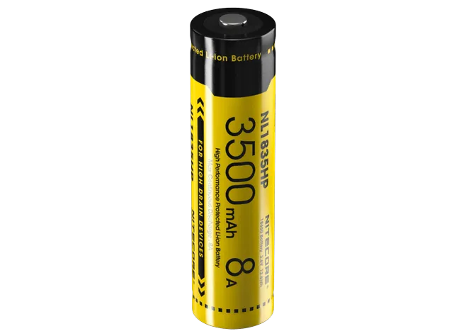 Акумулятор 18650 (3500mAh, 8A) Nitecore NL1835HP Фото 1