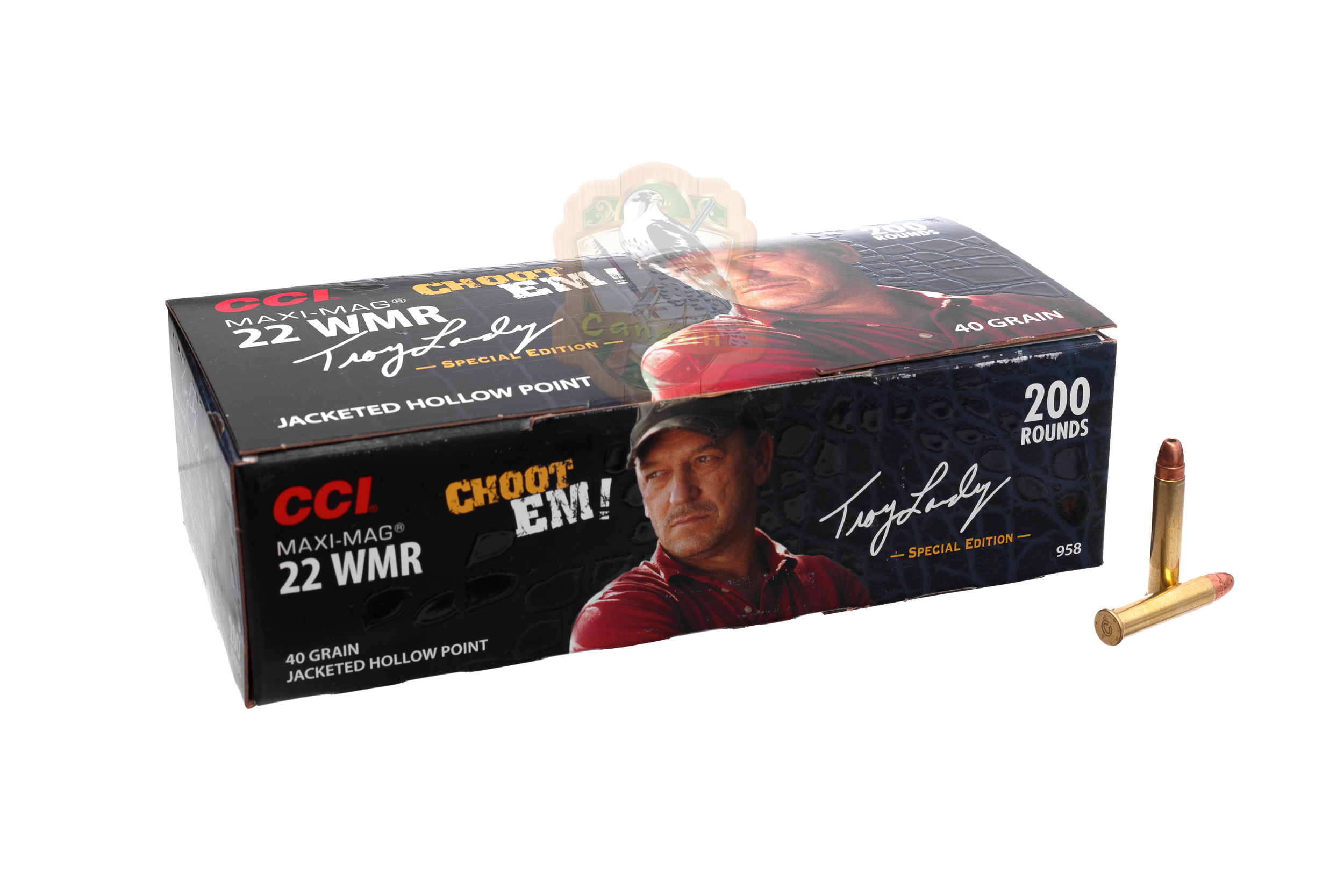 Набій нарізний CCI Maxi-Mag AMMO Swamp People HP 22WMR 2,6 гр Фото 1