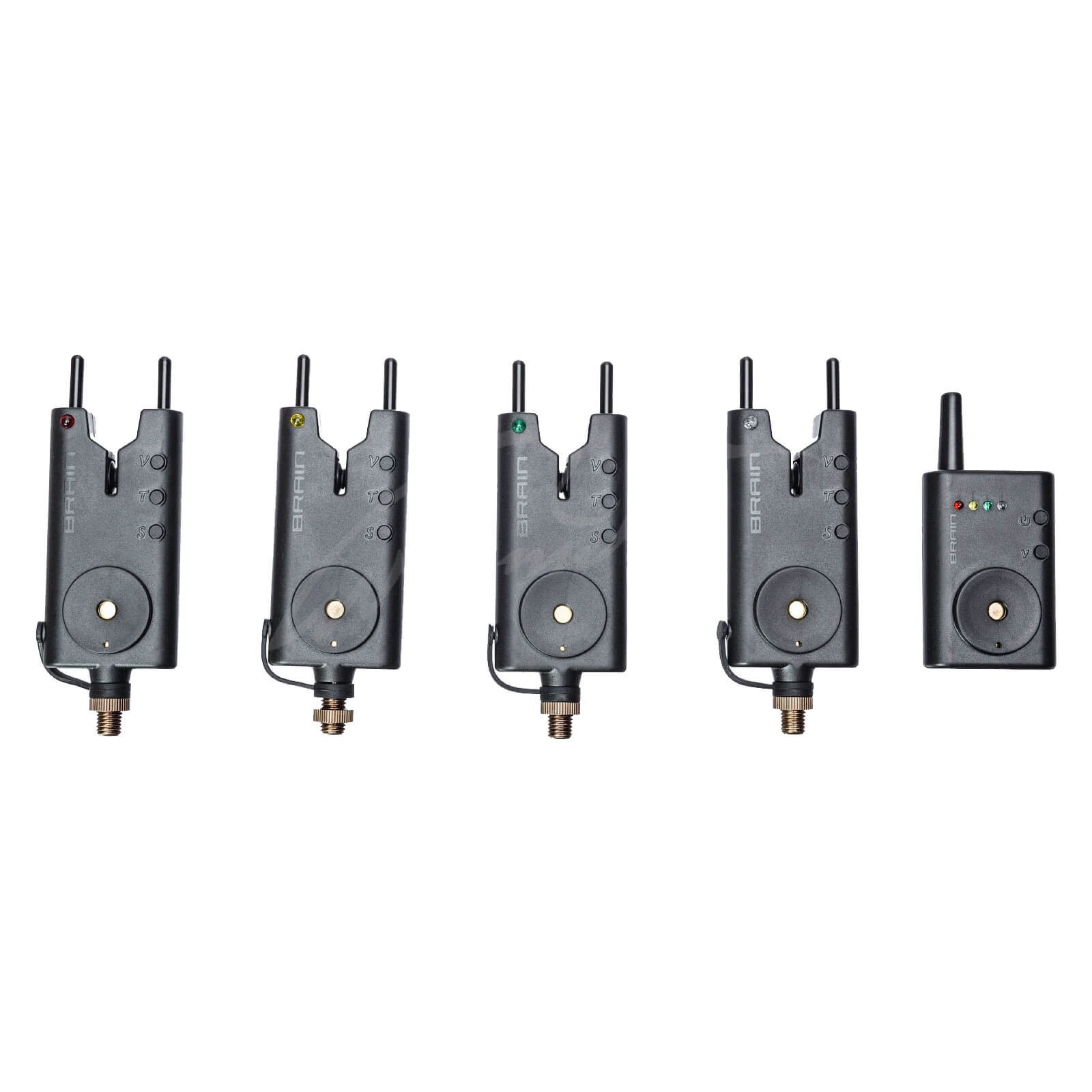 Набор сигнализаторов Brain Wireless Bite Alarm B-1 4+1 Фото 1