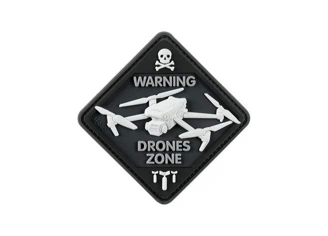 Нашивка M-Tac Drones Zone PVC Black Фото 1