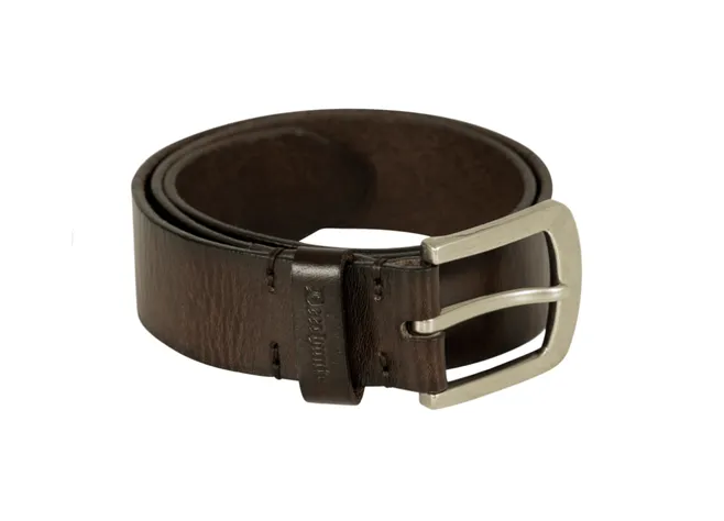 Ремінь DeerHunter Leather Belt 4cm (583 Dark Brown) Фото 1