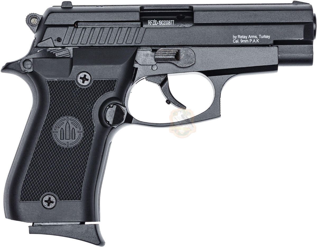 Пістолет стартовий Retay F29 кал. 9 мм. Колір - Black Фото 2