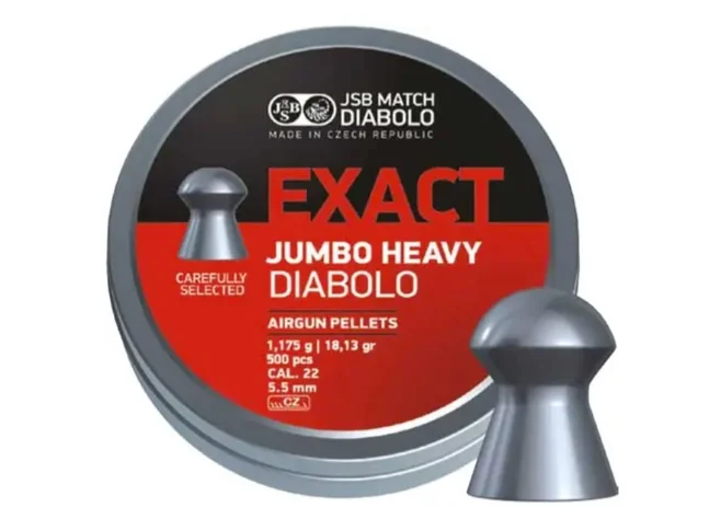 Пули пневматические JSB Jumbo Heavy 1,175 г 5,52 мм 500 шт/уп Фото 1