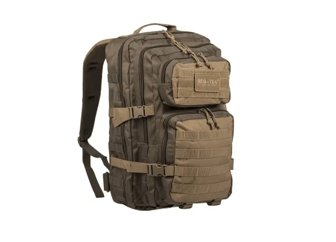 Рюкзак Mil-Tec Large Assault Pack 36 л Green/coyote Фото 1