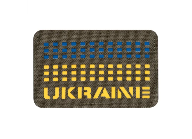 Нашивка M-Tac Ukraine Laser Cut Ranger Green/Yelow/Blue  Фото 1