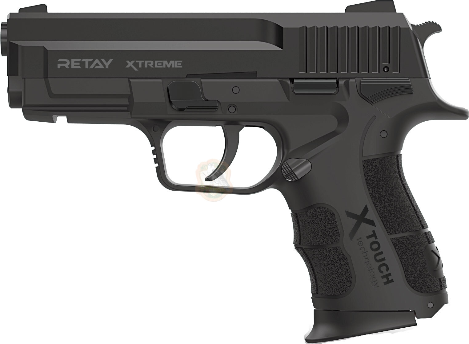 Пистолет стартовый Retay XTreme кал. 9 мм. Цвет - black Фото 1