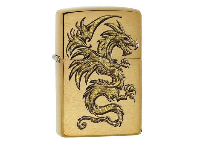 Запальничка Zippo 204B Dragon Design Фото 1