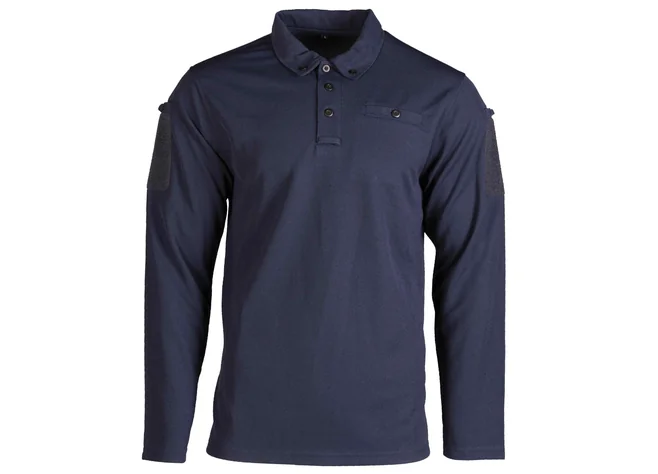 Поло Mil-Tec Tactical Quick Dry Poloshirt 1/1 blue Фото 1